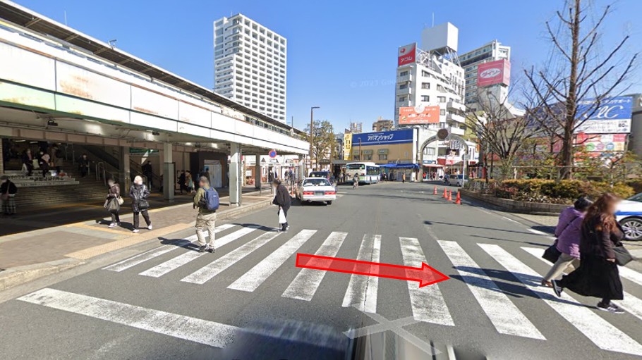 チキンゴルフ小岩店へのアクセス1