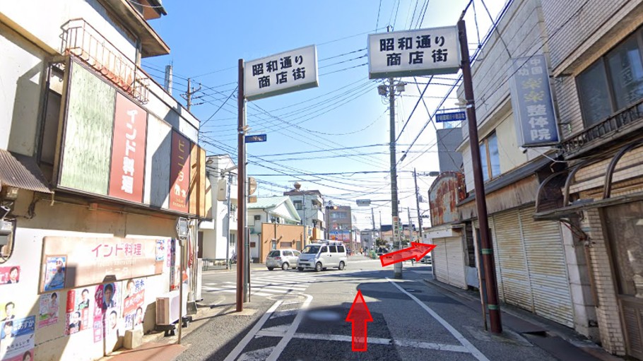 チキンゴルフ小岩店へのアクセス4