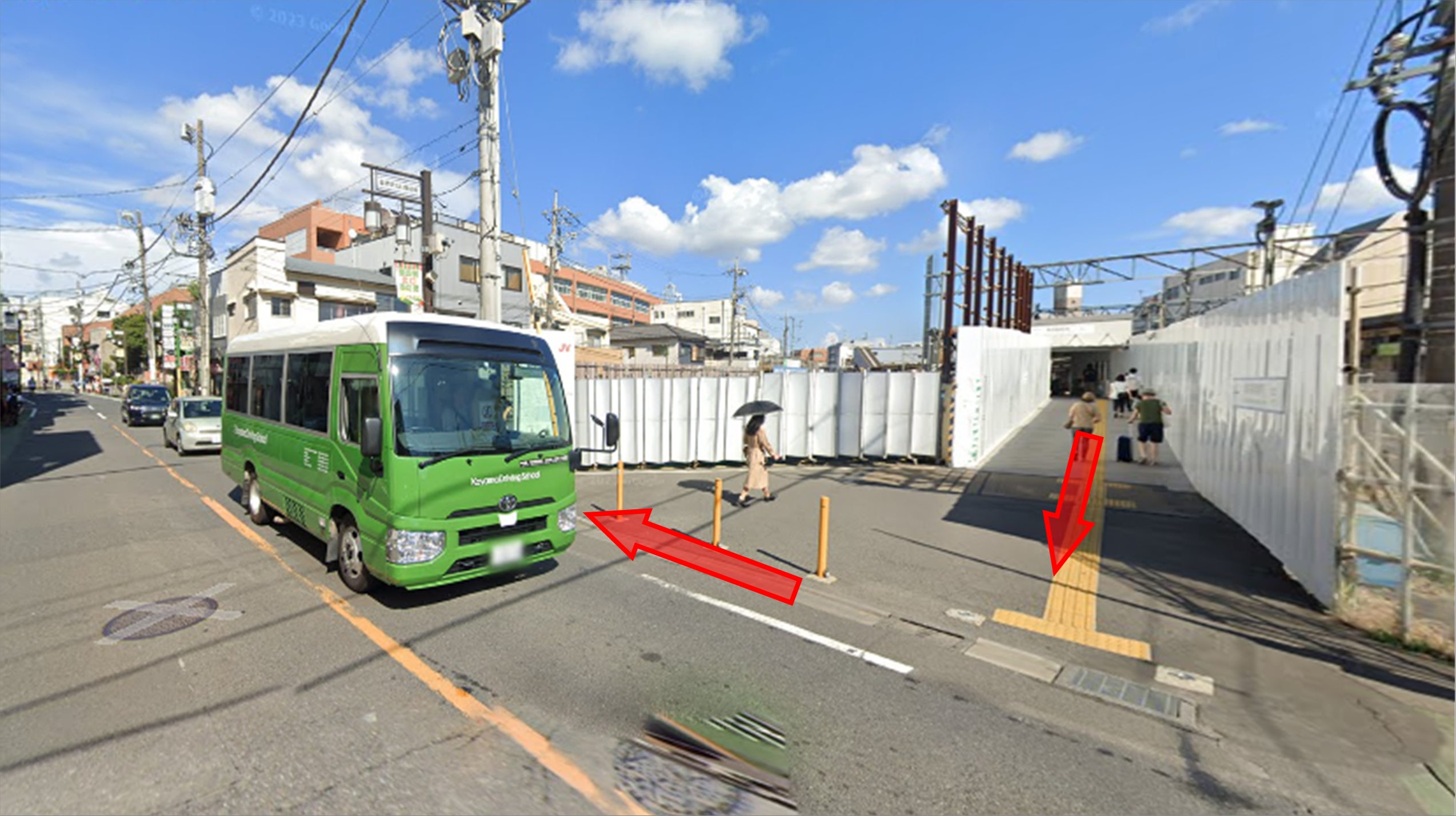 新井薬師前駅を北口より出て北へ進む