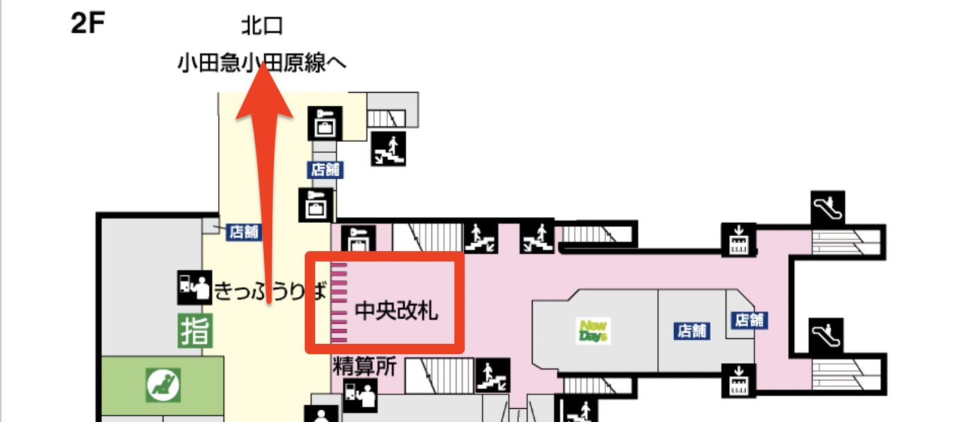 町田駅北口のペデストリアンデッキ
