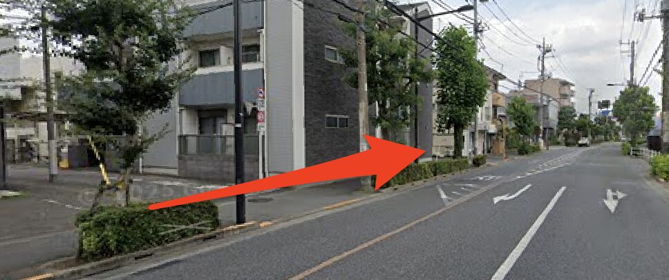 品川通りを直進