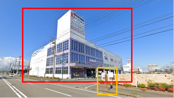 チキンゴルフエルパプラス福井店へのアクセス｜フェアモール福井バス停下車すぐ