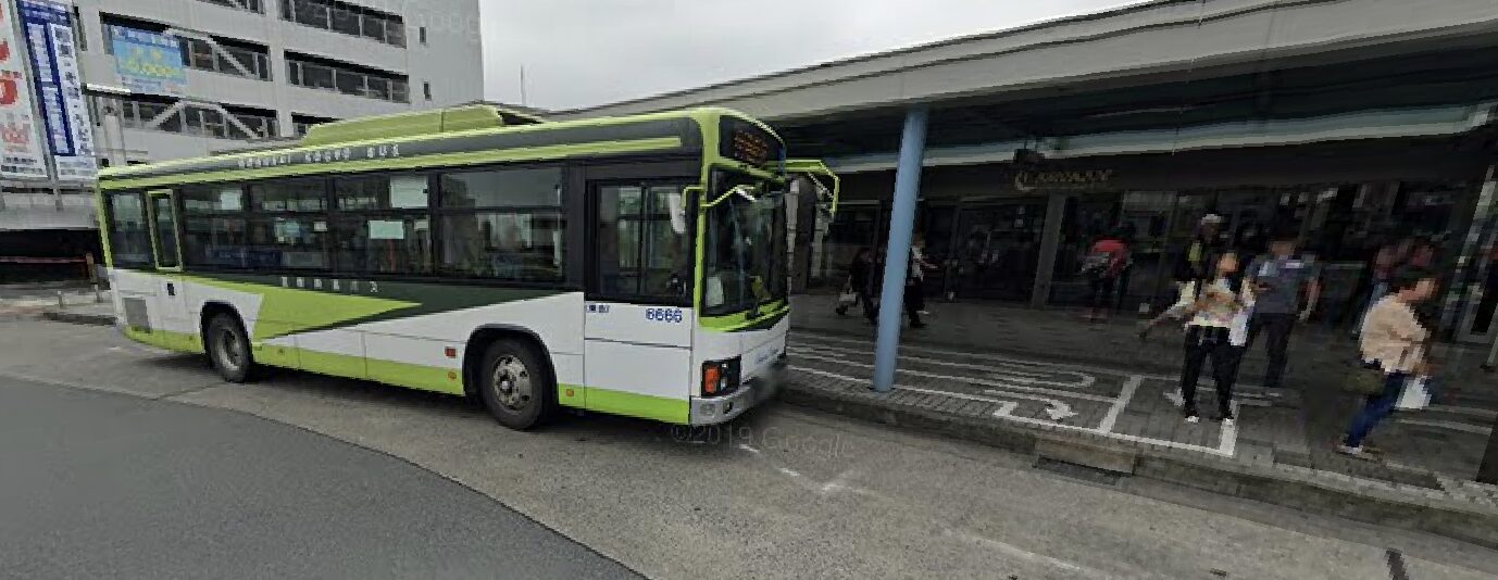 加治コースのコミュニティバスに乗車