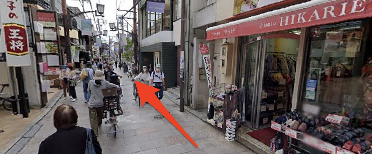 チキンゴルフ奈良店へのアクセス｜小西さくら通りを直進