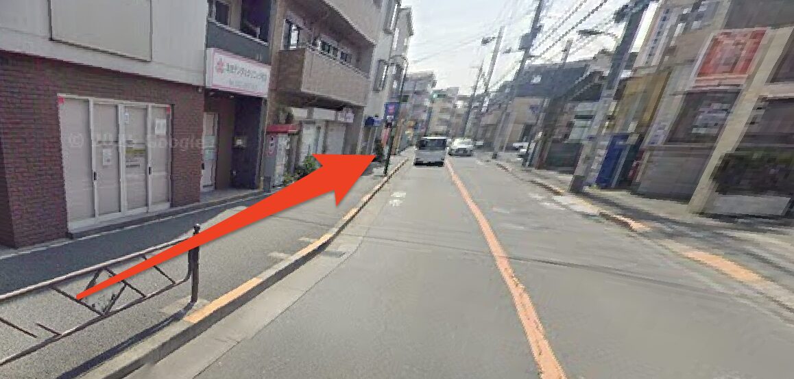 布田南通りを直進