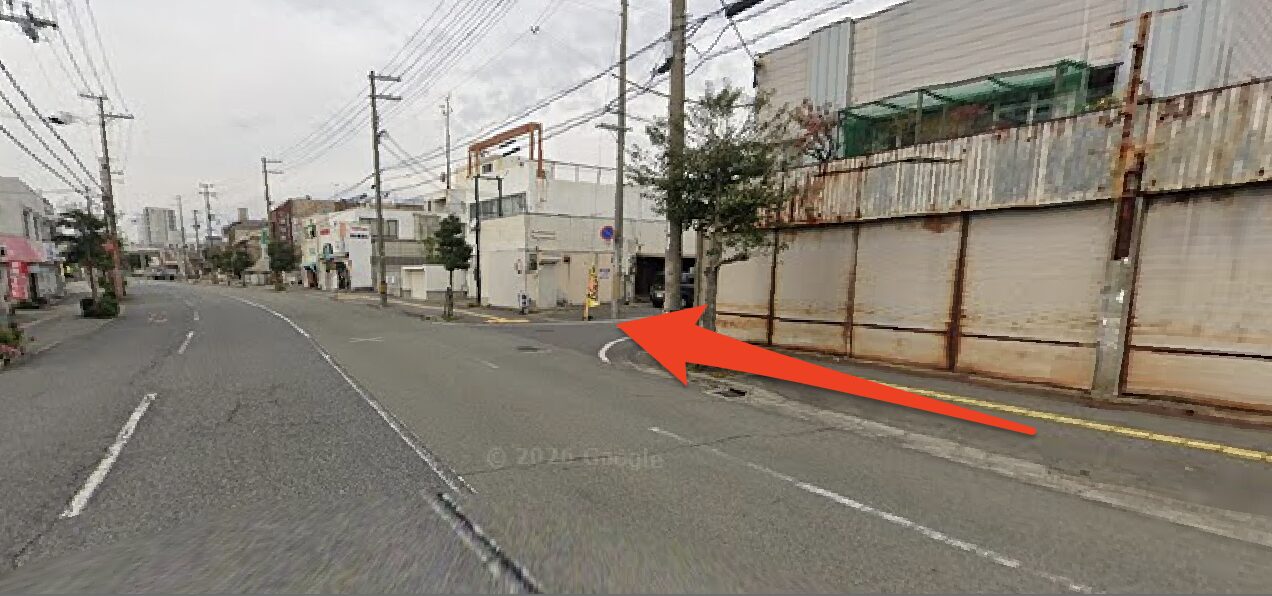 チキンゴルフ姫路店へのアクセス|城南線を直進