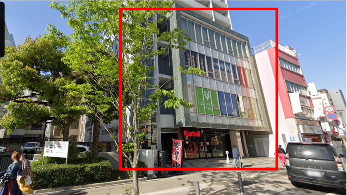 チキンゴルフ岡山店へのアクセス|アウルスタイル錦町2の2階