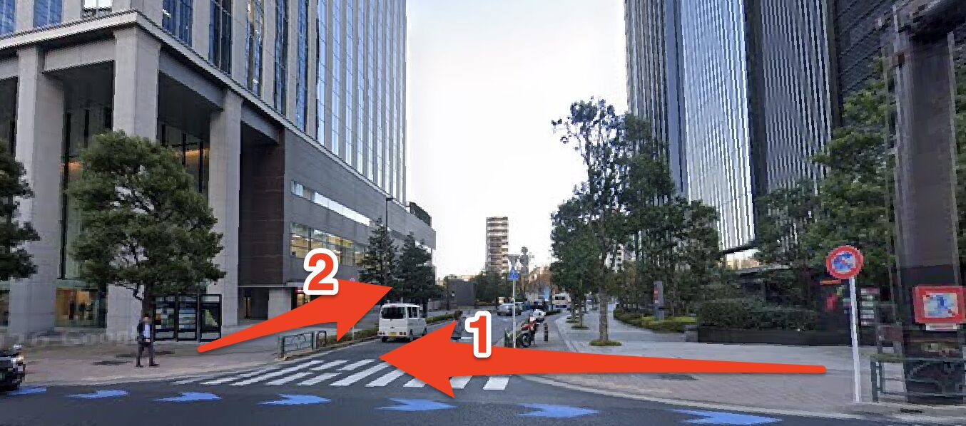 SMART GOLF北新宿店へのアクセス|新宿グランドタワーを過ぎたら右折