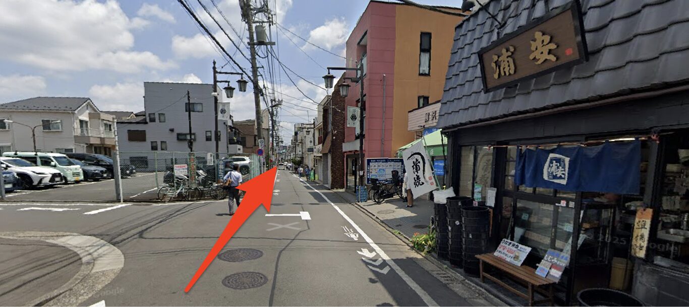 富士街道を直進