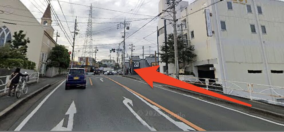 グランド坂を直進