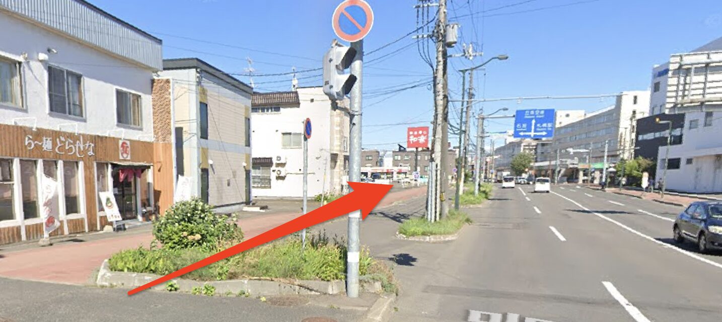 道道431号線を直進